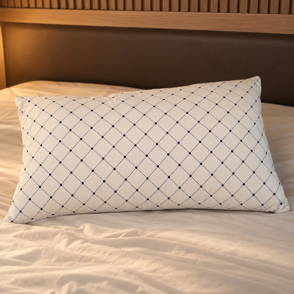 Black Dotted Pillow