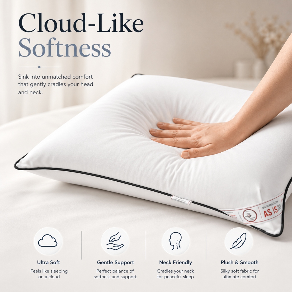 Premium White Sleeping Pillow