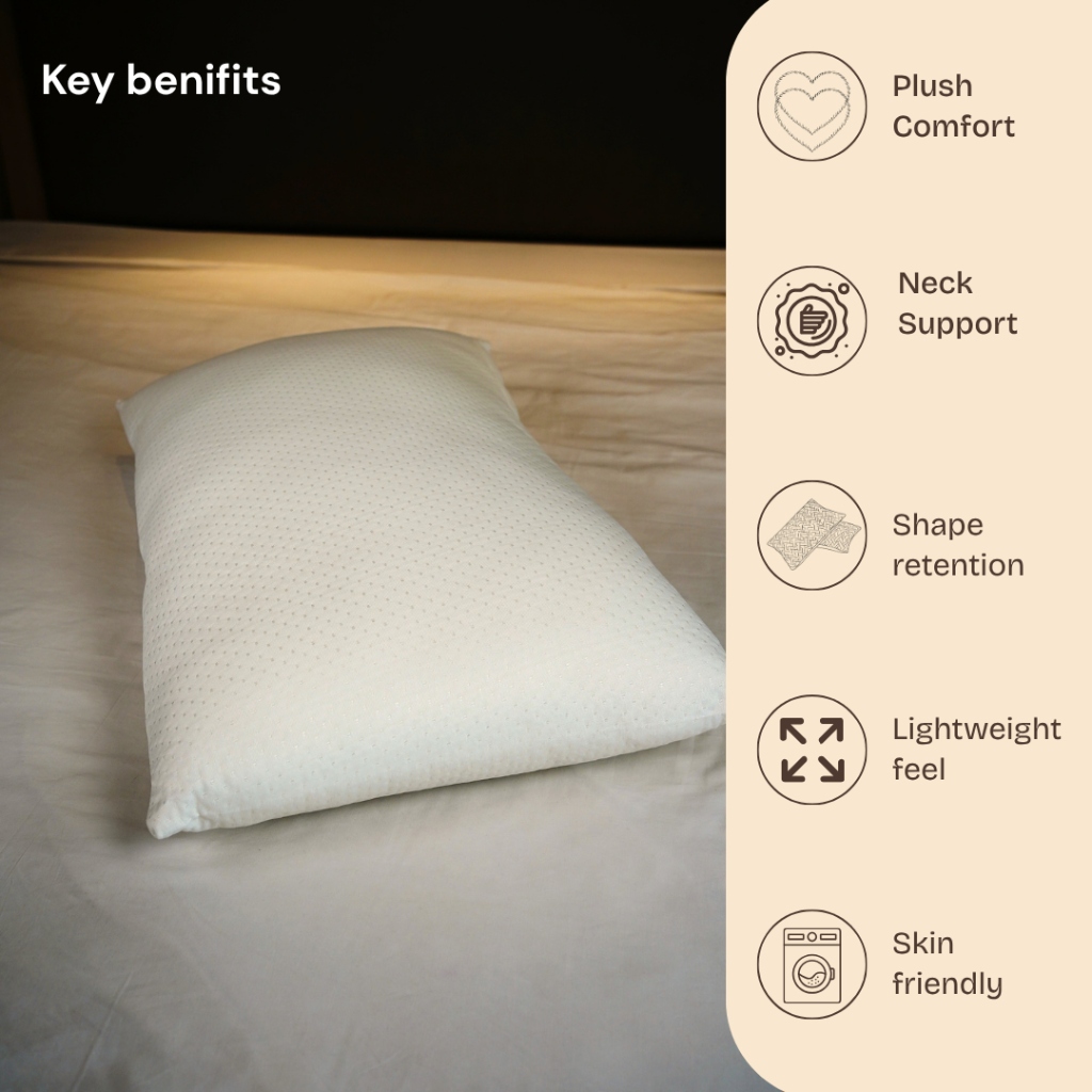 White Latex Pillow